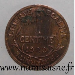 FRANCE - KM 840 - 1 CENTIME 1909 - TYPE DUPUIS