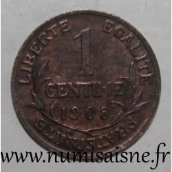 FRANCE - KM 840 - 1 CENTIME 1908 - TYPE DUPUIS