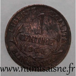 FRANCE - KM 840 - 1 CENTIME 1904 - TYPE DUPUIS