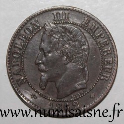 FRANCE - KM 796 - 2 CENTIMES 1862 Small BB - Strasbourg - TYPE NAPOLEON III