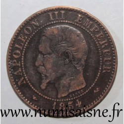 FRANCE - KM 776 - 2 CENTIMES 1854 B - Rouen - NAPOLÉON III