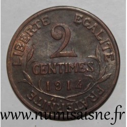 FRANCE - KM 841 - 2 CENTIMES 1914 - TYPE DUPUIS