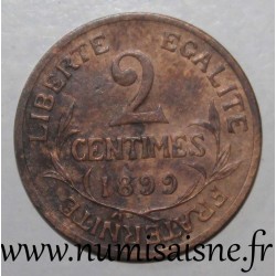 FRANCE - KM 841 - 2 CENTIMES 1899 - TYPE DUPUIS