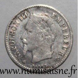 FRANCE - KM 808 - 20 CENTIMES 1867 A - Paris - TYPE NAPOLEON III