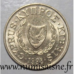 CHYPRE - KM 55 - 5 CENTS 1998