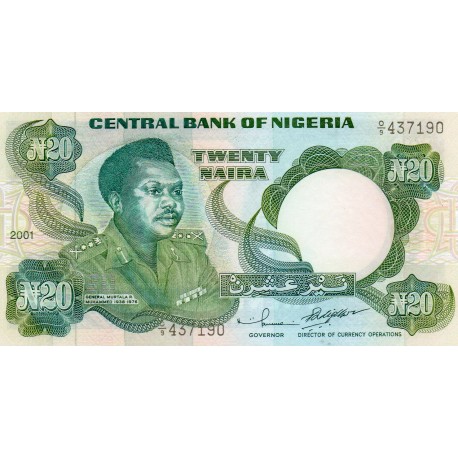 NIGERIA - PICK 26 f - 20 NAIRA - 2001