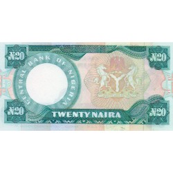 NIGERIA - PICK 26 f - 20 NAIRA - 2001