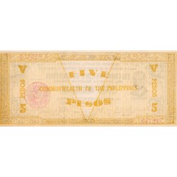 PHILIPPINEN - NEGROS OCCIDENTAL - PICK S 648 b - 5 PESOS - 1942