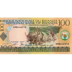 RWANDA - PICK 29 b - 100 FRANCS - 01/09/2003