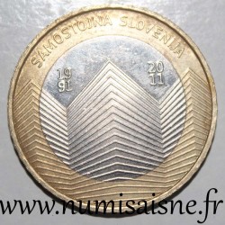 SLOVENIE - KM 101 - 3 EURO 2011 - 20 ans de l'indépendance