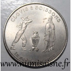 FRANCE - 02 - AISNE - SOISSONS - EURO OF CITY - 1 EURO 1997 - CLOVIS - The vase scene