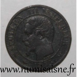 FRANCE - KM 775.1 - 1 CENTIME 1855 W - Lille - TYPE NAPOLEON III - Dog