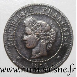 FRANCE - KM 821 - 5 CENTIMES 1872 A - Paris - TYPE CÉRÈS - Small A