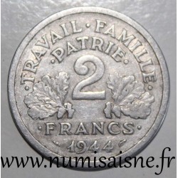 FRANKREICH - KM 903 - 2 FRANCS 1944 B - Beaumont le Roger - TYP ÉTAT FRANCAIS