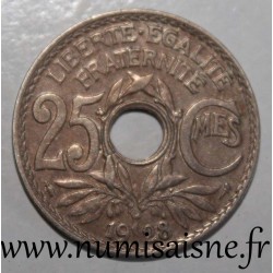 FRANCE - KM 867 - 25 CENTIMES 1928 - TYPE LINDAUER