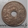 FRANCE - KM 867 - 25 CENTIMES 1928 - TYPE LINDAUER