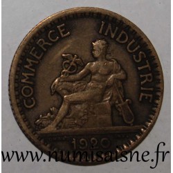 FRANKREICH - KM 876 - 1 FRANC 1920 - TYP HANDELSKAMMER