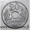 FRANKREICH - KM 900 - 20 CENTIMES 1942 - TYP 20