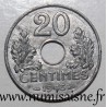 FRANKREICH - KM 900 - 20 CENTIMES 1943 - TYP 20