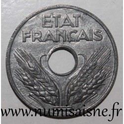 FRANKREICH - KM 900 - 20 CENTIMES 1943 - TYP 20