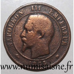 GADOURY 248 - 10 CENTIMES 1855 BB - Strasbourg - TYPE NAPOLEON III - KM 771