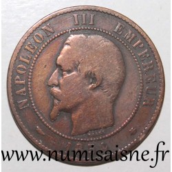 FRANKREICH - KM 771 - 10 CENTIMES 1854 BB - Strasbourg - NAPOLEON III - Klein Biene