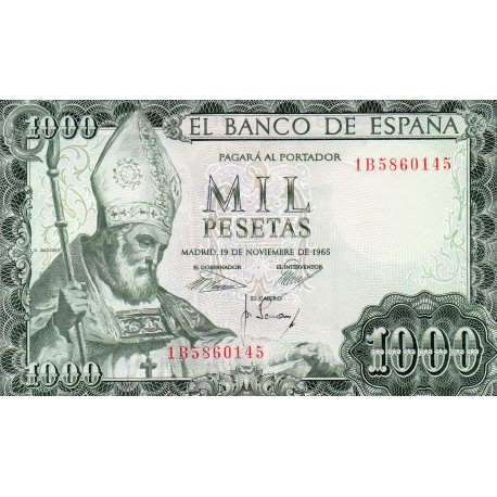 SPANIEN - PICK 151 - 1 000 PESETAS - 19/11/1965