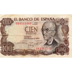 SPANIEN - PICK 152 a - 100 PESETAS - 17/11/1970