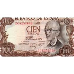 SPANIEN - PICK 152 a - 100 PESETAS - 17/11/1970