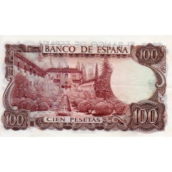 SPAIN - PICK 152 a - 100 PESETAS - 17/11/1970