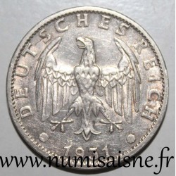 DEUTSCHLAND - KM 74 - 3 REICHMARK 1931 G - Karlsruhe