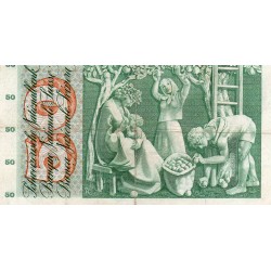 SWITZERLAND - PICK 48 b - 50 FRANKEN - 04/10/1957