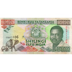 TANZANIA - PICK 27 a - 1 000 SHILINGI - 1993