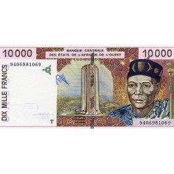 ÉTATS DE L'AFRIQUE DE L'OUEST - TOGO - PICK  814T.b  - 10.000 FRANCS 1994 - B C E A O