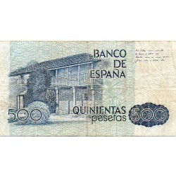 SPAIN - PICK 157 - 500 PESETAS - 23/10/1979