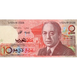 MAROC - PICK 60 a - 10 DIRHAMS - 1987 - AH 1407