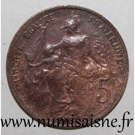 FRANKREICH - KM 842 - 5 CENTIMES 1916 - TYP DUPUIS