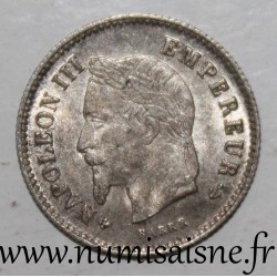 FRANCE - KM 808 - 20 CENTIMES 1867 BB - Strasbourg - TYPE NAPOLEON III