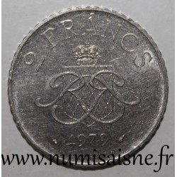 MONACO - KM 157 - 2 FRANCS 1979