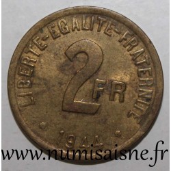 FRANKREICH - KM 905 - 2 FRANCS 1944 - TYP FREI FRANKREICH