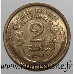 GADOURY 535a - 2 FRANCS 1941 - TYPE MORLON - KM 886