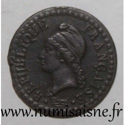 GADOURY 76 - 1 CENTIME 1798 - AN 7 A - Paris - TYPE DUPRÉ - KM 646