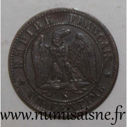 GADOURY 87 - 1 CENTIME 1862 K - Bordeaux - TYPE NAPOLEON III - KM 795.3