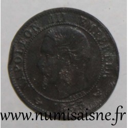 GADOURY 86 - 1 CENTIME 1855 W - Lille - TYPE NAPOLEON III - Ancre - KM 775.1