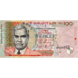 ILE MAURICE - PICK 51 a - 100 RUPEES 1999