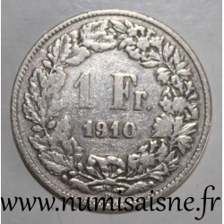 SCHWEIZ - KM 24 - 1 FRANC 1910 B - Berne