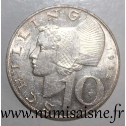 ÖSTERREICH - KM 2882 - 10 SCHILLING 1958