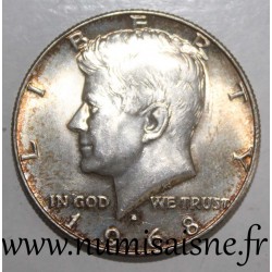 ÉTATS UNIS - KM 202 a - 1/2 DOLLAR 1968 D - Denver -  John Fitzgerald Kennedy