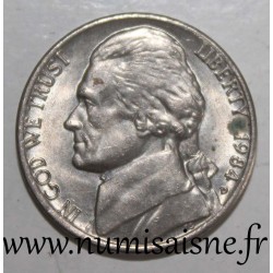 ETATS UNIS - KM 192 - 5 CENTS 1984 D - Denver - THOMAS JEFFERSON