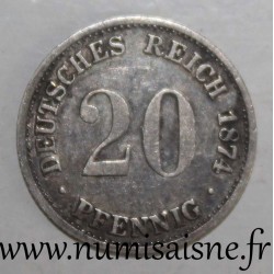 DEUTSCHLAND - KM 5 - 20 PFENNIG 1874 B - Hanover